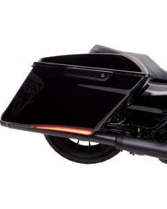 Ciro 40150 Smoked Red Machete Extended LED Saddlebag Brake Lights 15-Up Harley