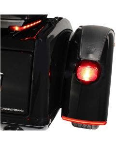 Ciro 40041 Smoked Red LED Fender Blades Brake / Signal Lights 09-19 Harley Trike