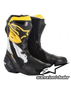 Scarpe moto ALPINESTARS Faster-3 Drystar nero/grigio/giallo fluo - Visenzi  Motomarket