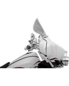 Klock Werks 11.5" Tint Flare Batwing Windshield For Harley FLHT FLHX 96-13