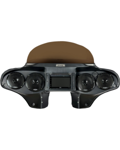 Hoppe Touchscreen Fairings Kit 5566 Two 5" & Two 6" Speakers 4 Harley 99-23 FLHR