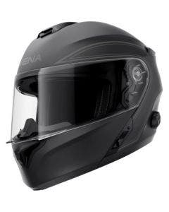 Sena Outrush Modular Flip Up Face Helmet w/ Bluetooth Matte Black (SM-XL)