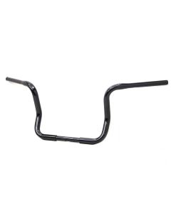 12" Black Bagger 1 1/4 Handlebars Ape Hangers Style Harley Touring Batwing 14-Up