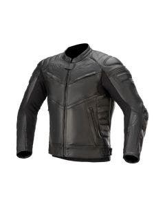 Alpinestars AS-DSL Shiro Leather Motorcycle Jacket Tech-Air Ready Black 52-58