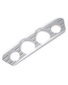 Arlen Ness Chrome 10 Gauge Inner Fairing Dash Trim Harley FLH/T 14-17 Batwing