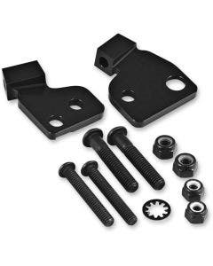 PowerMadd Cobra Black Star Series Handguard Mount Kit for Harley 14-16 Hydraulic 