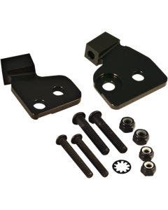 PowerMadd Cobra Black Star Series Handguard Mount Kit for Harley 17-18 Hydraulic