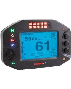 Koso RS-2 Multifunction Meter & Data Recorder w/ Shift Lights Universal 12v BA073000