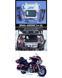 J&M JMAA-4000HC14-UL Performance Series 4-CH 400w Amp Kit 14-19 Harley Ultra/Ltd