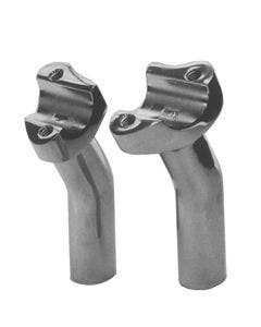 Chrome 4.5" Pullback Handlebar Risers for 1" Handlebars Pull Back Risers 77-17