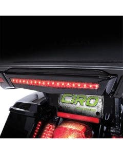 Ciro 40005 Gloss Black Tour-Pak Center LED Brake Light for Harley Touring 14-19