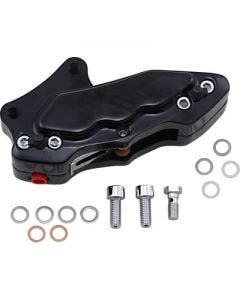 Hawg Halters Black 6-Piston Front Brake Caliper 13" Rotors Indian Touring 14-20