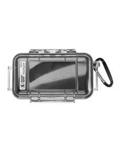 Pelican 1015 Black & Clear Micro Case Portable Electronics Cameras Cell Phones