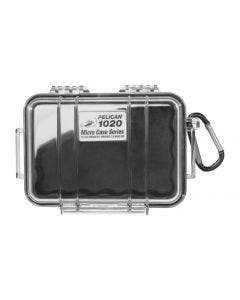 Pelican 1020 Black & Clear Micro Case Portable Electronics Cameras Cell Phones