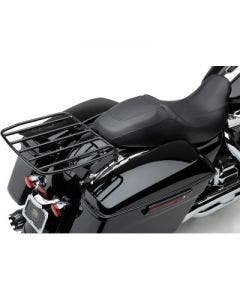 Cobra USA 602-2800B Big Ass Detachable Flat Luggage Rack Black Harley FLH 14-20