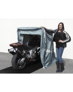 SpeedWay Gray Standard Sport Harley / Metric Motorcycle All Weather Shelter 