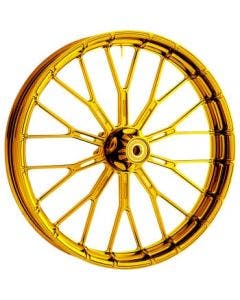 Arlen Ness Gold 18" x 5.5" Y-Spoke Rim Front Wheel Machined Motorcycle 71-546