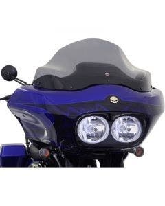 Klock Werks 12" Dark Smoke Flare Windshield Harley Road Glide FLTR FLTRX 98-13