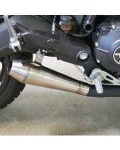 New Rage Cycles Ceramic Stainless Slip On Exhaust Muffler 15-18 Ducati Scrambler