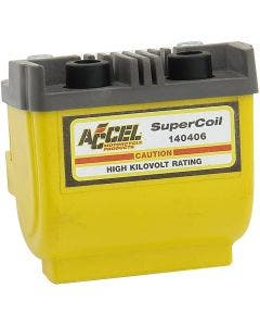 Accel 140406 Yellow Performance Dual Fire Super Coil for 65-79 Harley