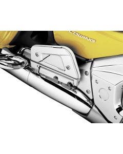 Kuryakyn 7015 Chrome Passenger Floorboard Covers 01-17 Honda GL1800 Gold Wing