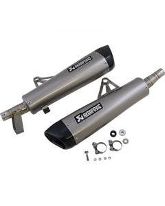 Akrapovic Slip-On Muffler Titanium Exhaust Triumph Bonneville T100 T120 16-20