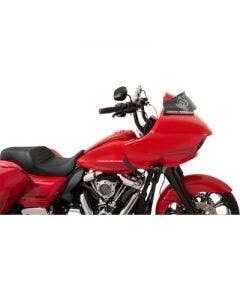 Klock Werks 6" Black Super Low Sport Flare Windshield Harley Road Glide 15-19