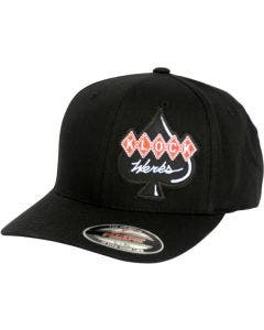 Klock Werks Logo Company Hat Flexfit Black H51BKSM (S/M)