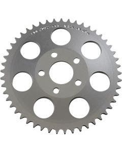PBI Sprockets 2072-49C Chrome Aluminum Rear Drive 49T Sprocket Harley BT 73-86