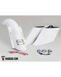 Bad Dad 81250 Build-Your-Own Competition Fender & Saddlebag Kit HD Touring 14-Up