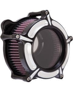Roland Sands RSD Black Contrast Cut Clarion Air Cleaner Harley 08-17 TBW Twin Cam