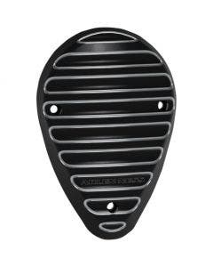 Arlen Ness Black Finned Horn Cover Cover Indian w/ 111" Thunderstroke Engine