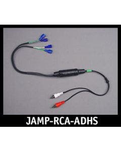 J&M Isolated Rca Input Amplifier Adapter Harness For Harley Hk Radio