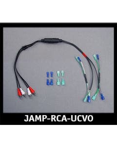 J&M Amp Harness For 06-13 Harley Cvo Ultra To Connect Rca Input
