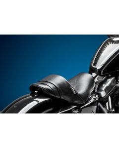 Le Pera LBK-416BLK Stubs Spoiler Solo Seat w/ Black Stripes Sportster XL 07-09