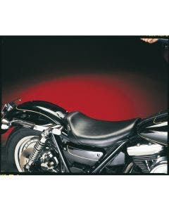 Le Pera LG-008 Smooth Black Bare Bones Solo Seat w/ Gel Harley FXR 82-00