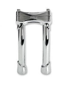 Biltwell Chrome 8" Murdock Pullback Handlebar Risers for Harley & Custom