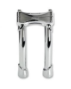 Biltwell Chrome 8" Murdock Pullback Handlebar Risers for Harley & Custom