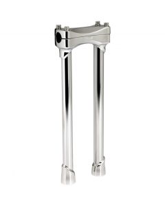 Biltwell Chrome 14" Tall Murdock Risers for Harley Models 1" Clamping Area