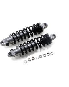 Legend Clear Anodized Revo-A Adjustable 12" L Standard Shocks Harley FLH/T 99-20