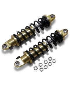 Legend Gold Anodized Revo-A Adjustable 12" L Heavy Duty Shocks Harley FLH 99-20