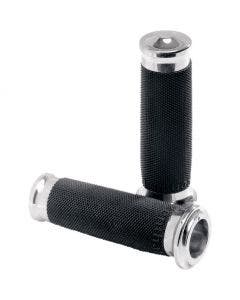 Performance Machine PM Standard Chrome Contour Renthal Hand Grips Cable 84-17