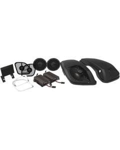 HogTunes Wild Boar 600 Watt Amp Kit W/ 6x9 Saddlebag Lid Speakers FLTR 15-19