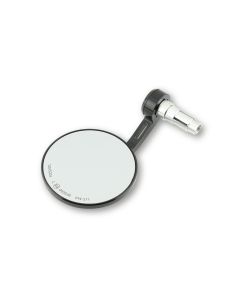 Highsider Black Conero Bar End Mirror 7/8 to 1" Adjustable CNC Universal