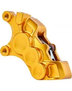 Arlen Ness 02-225 Gold 6-Piston Caliper for 11.8" Disc Front Left Harley Custom