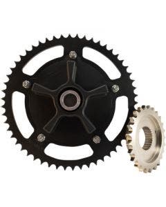 Trask TM-2903 Sprocket Conversion Kit 530 51T Cush Drive Harley FL Touring 09-Up