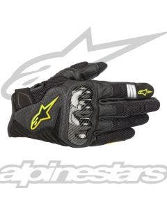 Buy Alpinestars Black & Yellow SMX-1 Air V2 Leather Mesh Motorcycle Gloves (S-3XL) 3301-3323 3324 3325 3326 3327 3328 3329 track street at Eastern Performance Cycles. Great prices and free shipping!