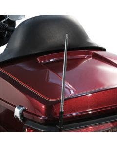 Ciro 15000 Flexible Antenna Chrome 12" AM/FM/WB Harley Touring 4 Use w/ Tour Pak