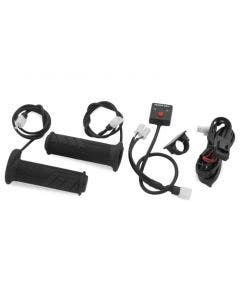 BikeMaster AM10921E Black 12V Heated Grips for 1" 130mm Handlebars Universal
