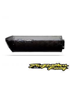 Two Brothers 005-3040407V-B Carbon M2 Slip-On Muffler 11-19 Suzuki GSX-R750 600